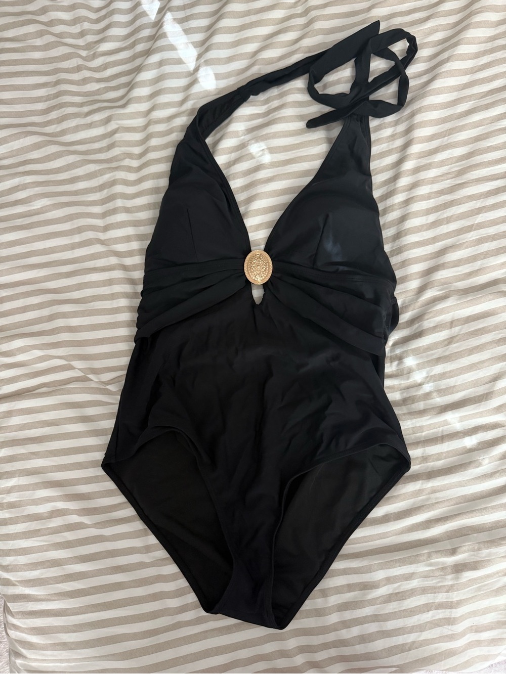 NWT Black One-Piece Bathing Suit
